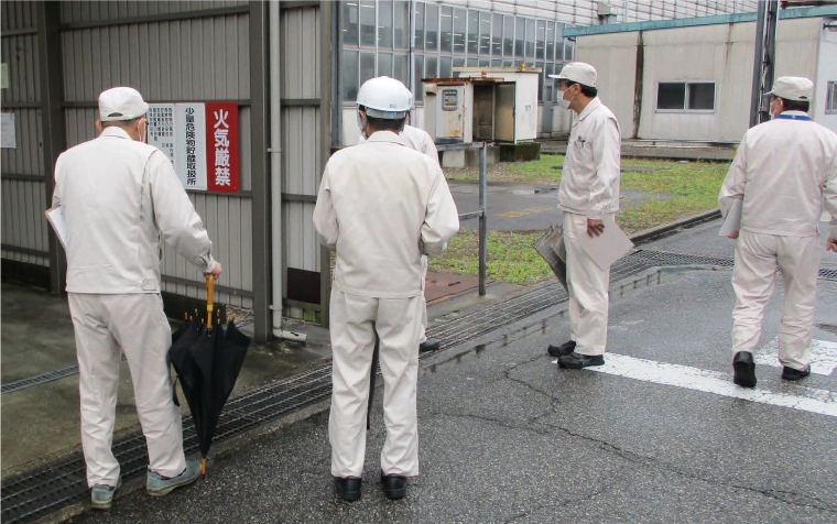 軽油スタンドの確認